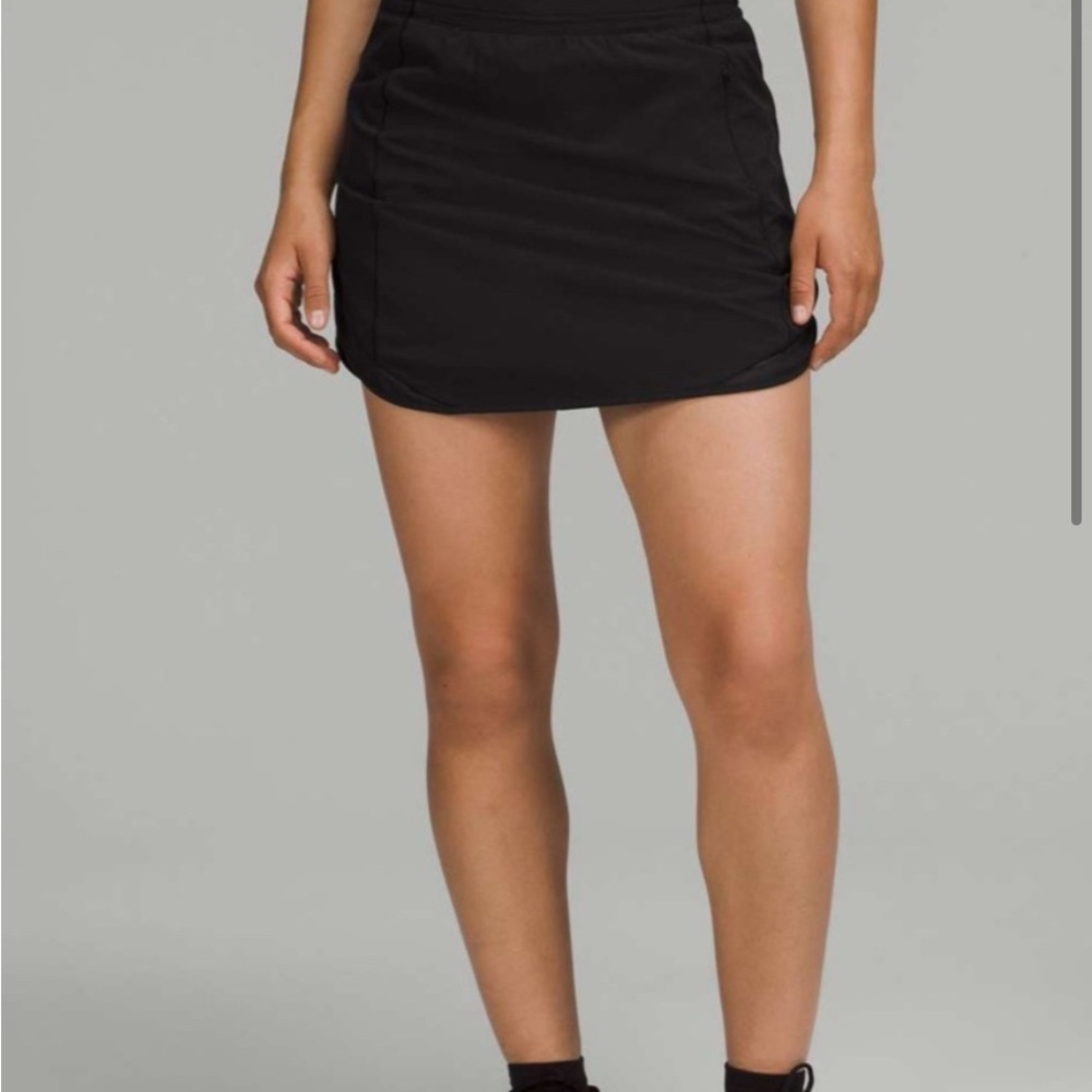 Lululemon Black Hotty Hot Skirt